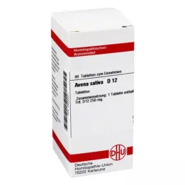 AVENA SATIVA D 12 tabletter, 80 kapsler