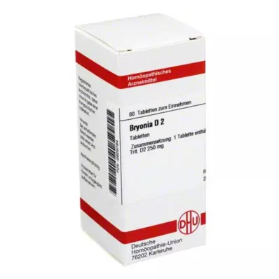 BRYONIA D 2 tabletter, 80 kapsler