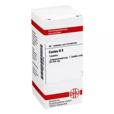 CACTUS D 6 tabletter, 80 kapsler