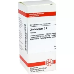 CHELIDONIUM D 4 tabletter, 80 kapsler