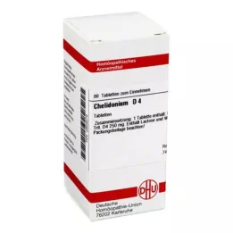 CHELIDONIUM D 4 tabletter, 80 kapsler