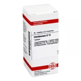 CHELIDONIUM D 12 tabletter, 80 kapsler