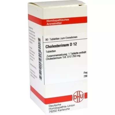 CHOLESTERINUM D 12 tabletter, 80 kapsler