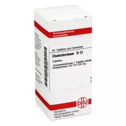 CHOLESTERINUM D 12 tabletter, 80 kapsler
