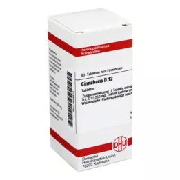CINNABARIS D 12 tabletter, 80 kapsler