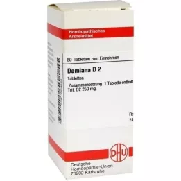 DAMIANA D 2 tabletter, 80 kapsler