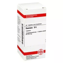 DAMIANA D 6 tabletter, 80 kapsler
