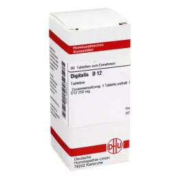 DIGITALIS D 12 tabletter, 80 kapsler