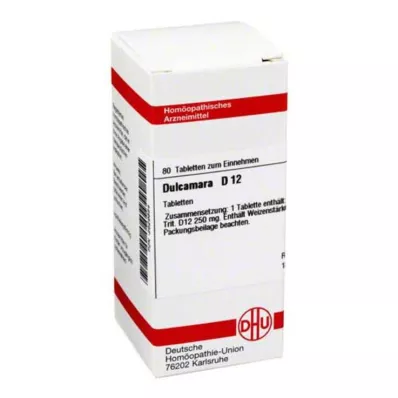 DULCAMARA D 12 tabletter, 80 kapsler DULCAMARA D 12 tabletter, 80 kapsler