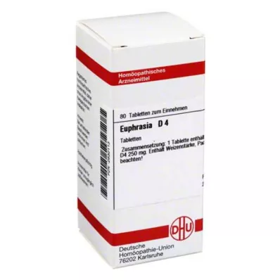 EUPHRASIA D 4 tabletter, 80 kapsler