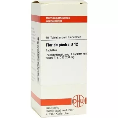 FLOR DE PIEDRA D 12 tabletter, 80 kapsler