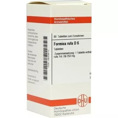 FORMICA RUFA D 6 tabletter, 80 kapsler