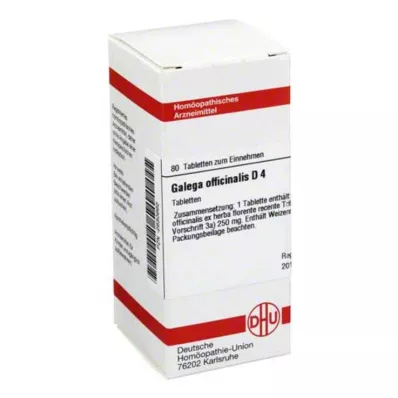 GALEGA officinalis D 4 tabletter, 80 stk