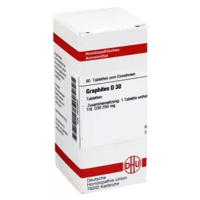 GRAPHITES D 30 Tablete, 80 Capsule