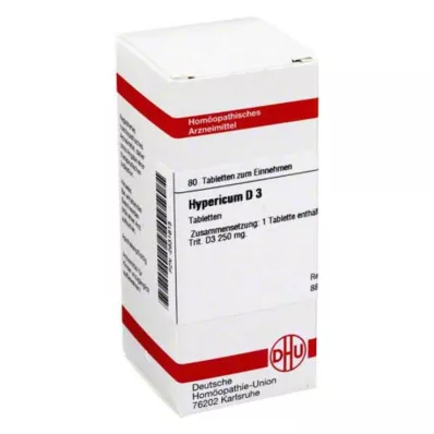 HYPERICUM D 3 Tablete, 80 Capsule