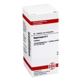 HYPERICUM D 4 tabletter, 80 kapsler