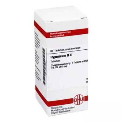 HYPERICUM D 4 tabletter, 80 kapsler