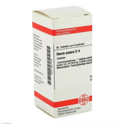 IBERIS AMARA D 4 tabletter, 80 kapsler