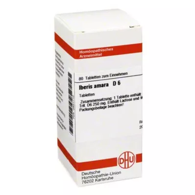 IBERIS AMARA D 6 tabletter, 80 kapsler