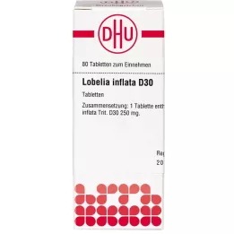 LOBELIA INFLATA D 30 tabletter, 80 kapsler