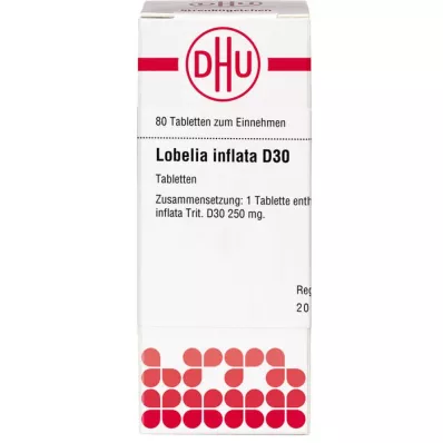LOBELIA INFLATA D 30 tabletter, 80 kapsler