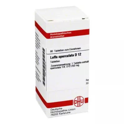 LUFFA OPERCULATA D 12 tabletter, 80 kapsler