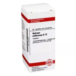 NATRIUM SULFURICUM D 12 tabletter, 80 kapsler