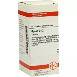 OPIUM D 12 tabletter, 80 kapsler