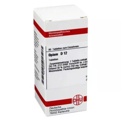 OPIUM D 12 tabletter, 80 kapsler