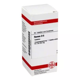 RUMEX D 6 tabletter, 80 kapsler