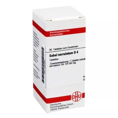 SABAL SERRULATUM D 4 tabletter, 80 kapsler