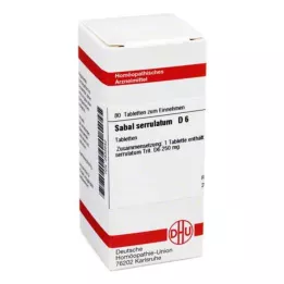SABAL SERRULATUM D 6 tabletter, 80 kapsler