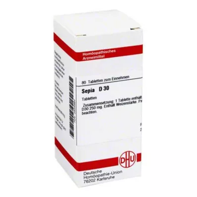 SEPIA D 30 tabletter, 80 kapsler