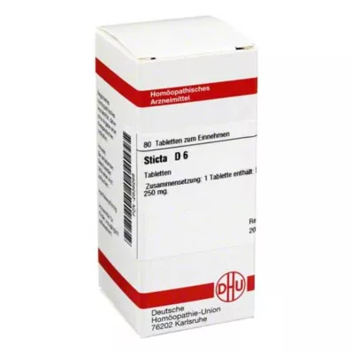 STICTA D 6 tabletter, 80 kapsler