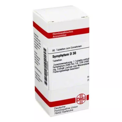 SYMPHYTUM D 30 Tablete, 80 Capsule