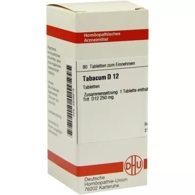 TABACUM D 12 Tablete, 80 Capsule