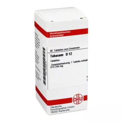 TABACUM D 12 Tablete, 80 Capsule