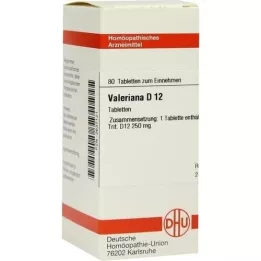 VALERIANA D 12 Tablete, 80 Capsule