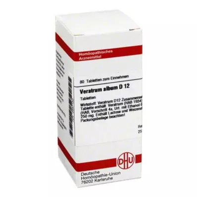 VERATRUM ALBUM D 12 Tablete, 80 Capsule