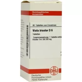 VIOLA TRICOLOR D 6 tabletter, 80 kapsler