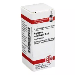 ARGENTUM METALLICUM D 30 kugler, 10 g