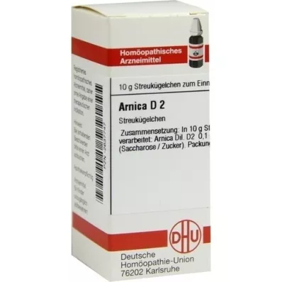 ARNICA D 2 kugler, 10 g