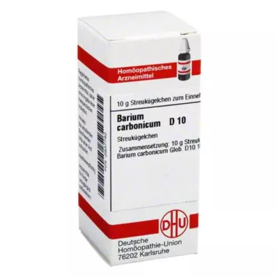 BARIUM CARBONICUM D 10 globule, 10 g