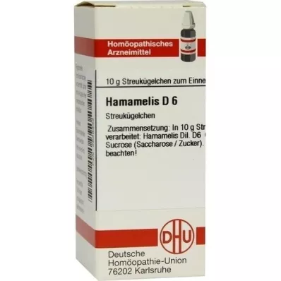 HAMAMELIS D 6 globule, 10 g