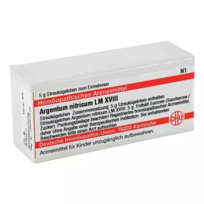 ARGENTUM NITRICUM LM XVIII Globuli, 5 g