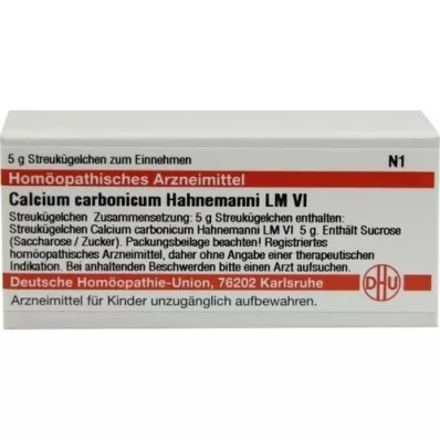 CALCIUM CARBONICUM Hahnemanni LM VI Kugler, 5 g