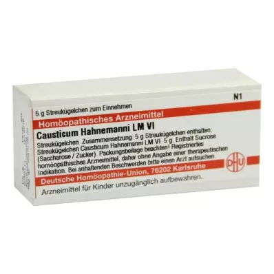CAUSTICUM HAHNEMANNI LM VI Globuli, 5 g