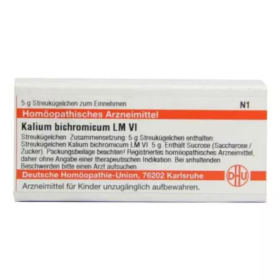 KALIUM BICHROMICUM LM VI Globule, 5 g KALIUM BICHROMICUM LM VI Globule, 5 g