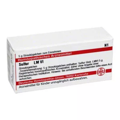 SULFUR LM VI Globuli, 5 g
