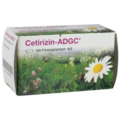 CETIRIZIN ADGC Filmovertrukne tabletter, 100 stk